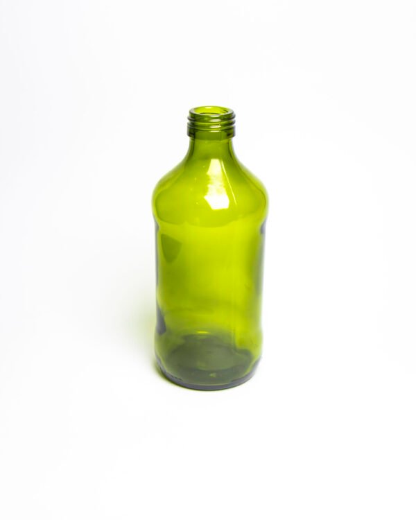 BOTELLA VIDRIO ACEITERA 500ml CILÍNDRICA - PACK 10 UND.(INCLUYE TAPA)