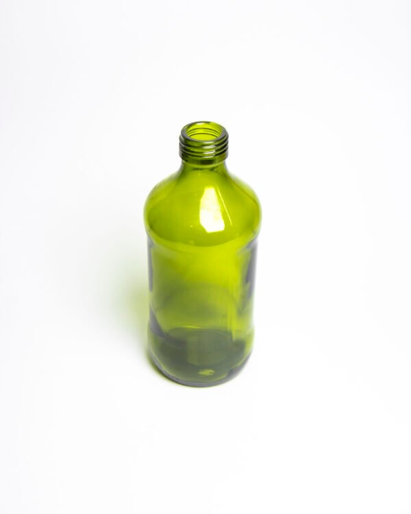 BOTELLA VIDRIO ACEITERA 500ml CILÍNDRICA - PACK 10 UND.(INCLUYE TAPA) - Imagen 2