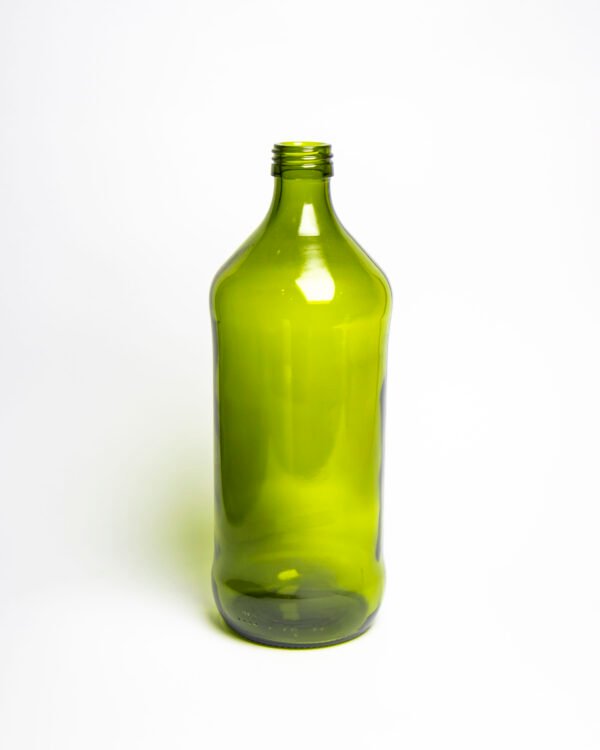 BOTELLA VIDRIO ACEITERA 1 Litro CILÍNDRICA - PACK 10 UND.