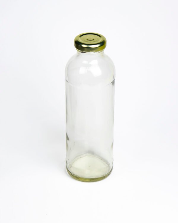 FRASCO DE VIDRIO PARA JUGO 475ml - PACK 30 UND.(INCLUYE TAPAS) - Imagen 2